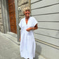 Stella kaftan white