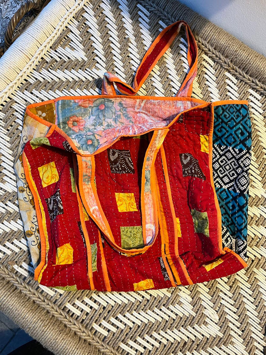 Kantha Tote Bag