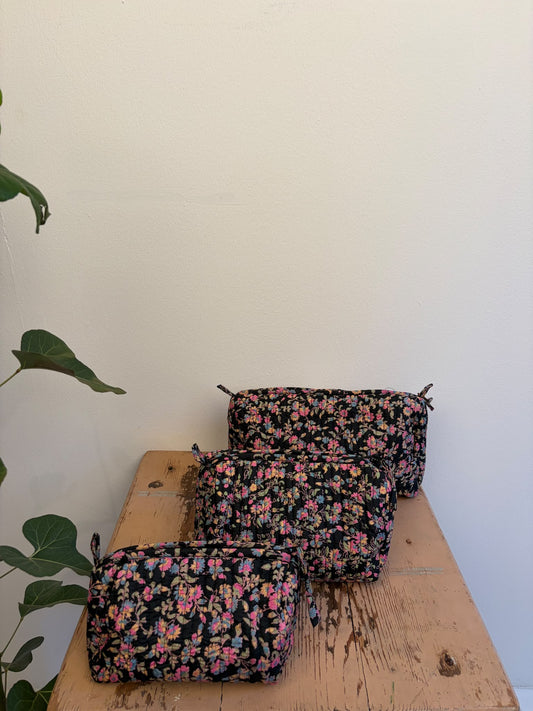 Cosmetic bag set silk - 5171