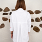 Luna shirt We care about you - Paper white