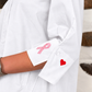 Luna shirt We care about you - Paper white