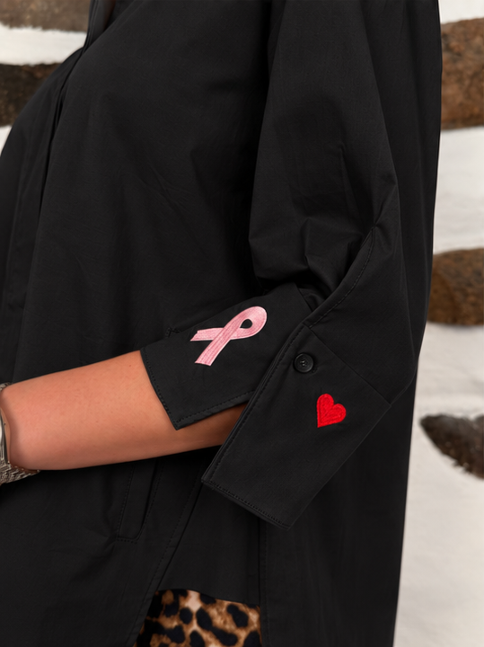 Luna shirt We care about you - Black