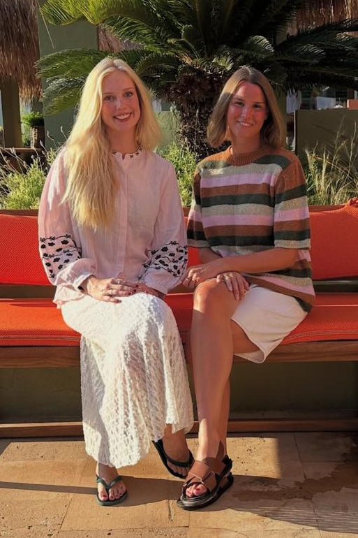 Baggu Shirt - Rose With Dark Green live