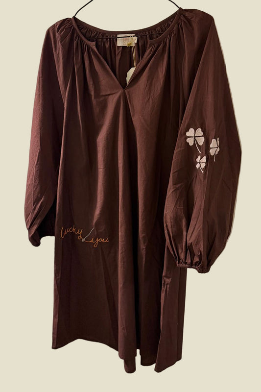 The Good Luck Tunic - Chocolate Brown