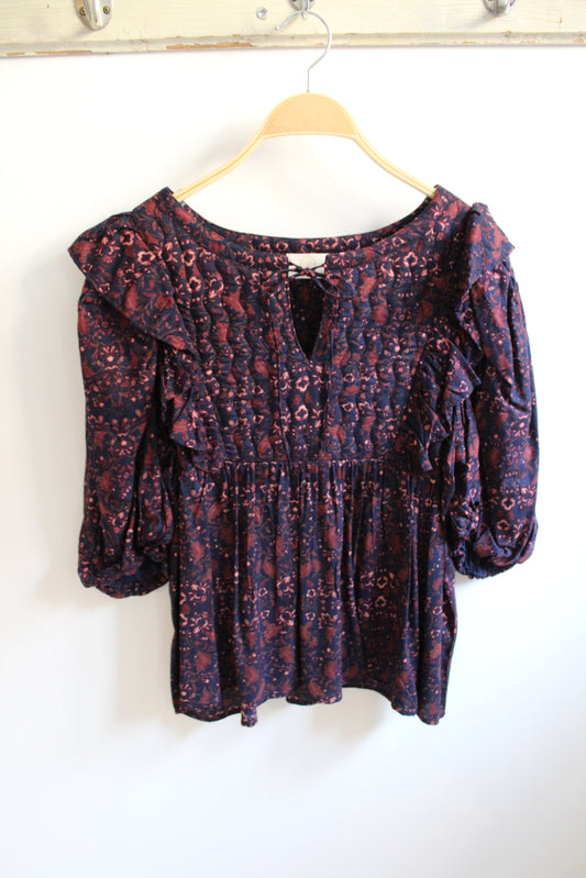 Esther Blouse - Dark Blue