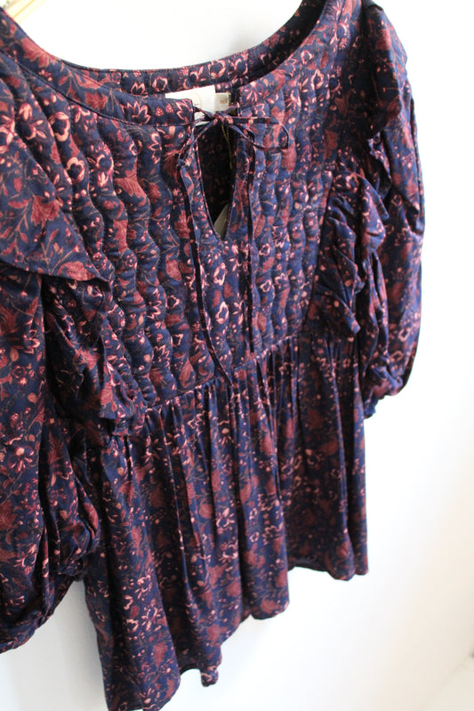 Esther Blouse - Dark Blue