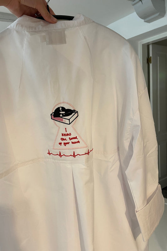 Luna Shirt Heart - Paper White