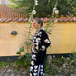 Love jacket Kulsort/Burgundy - One size
