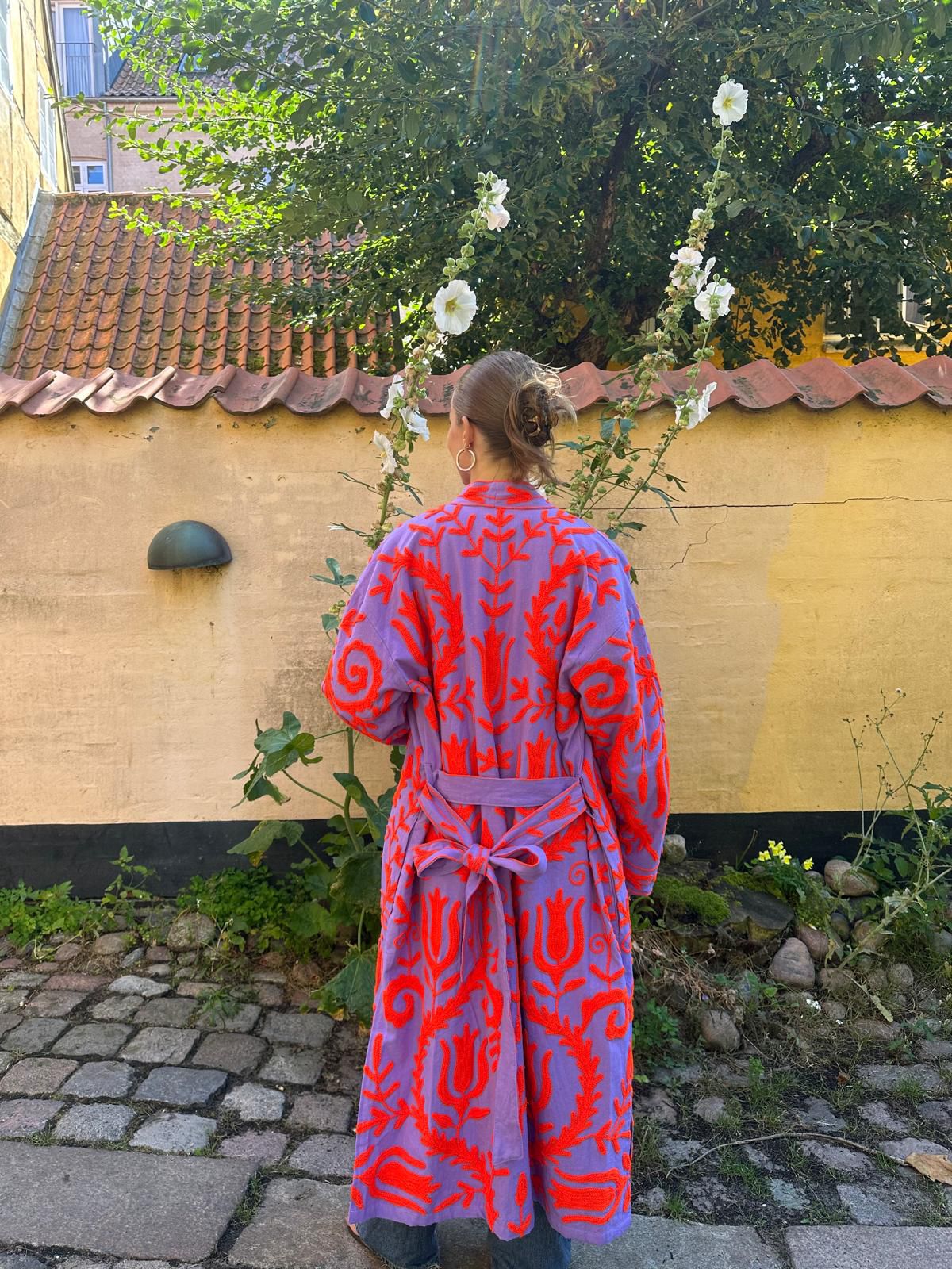 Andrea Jacket Lilla/Coral - One size