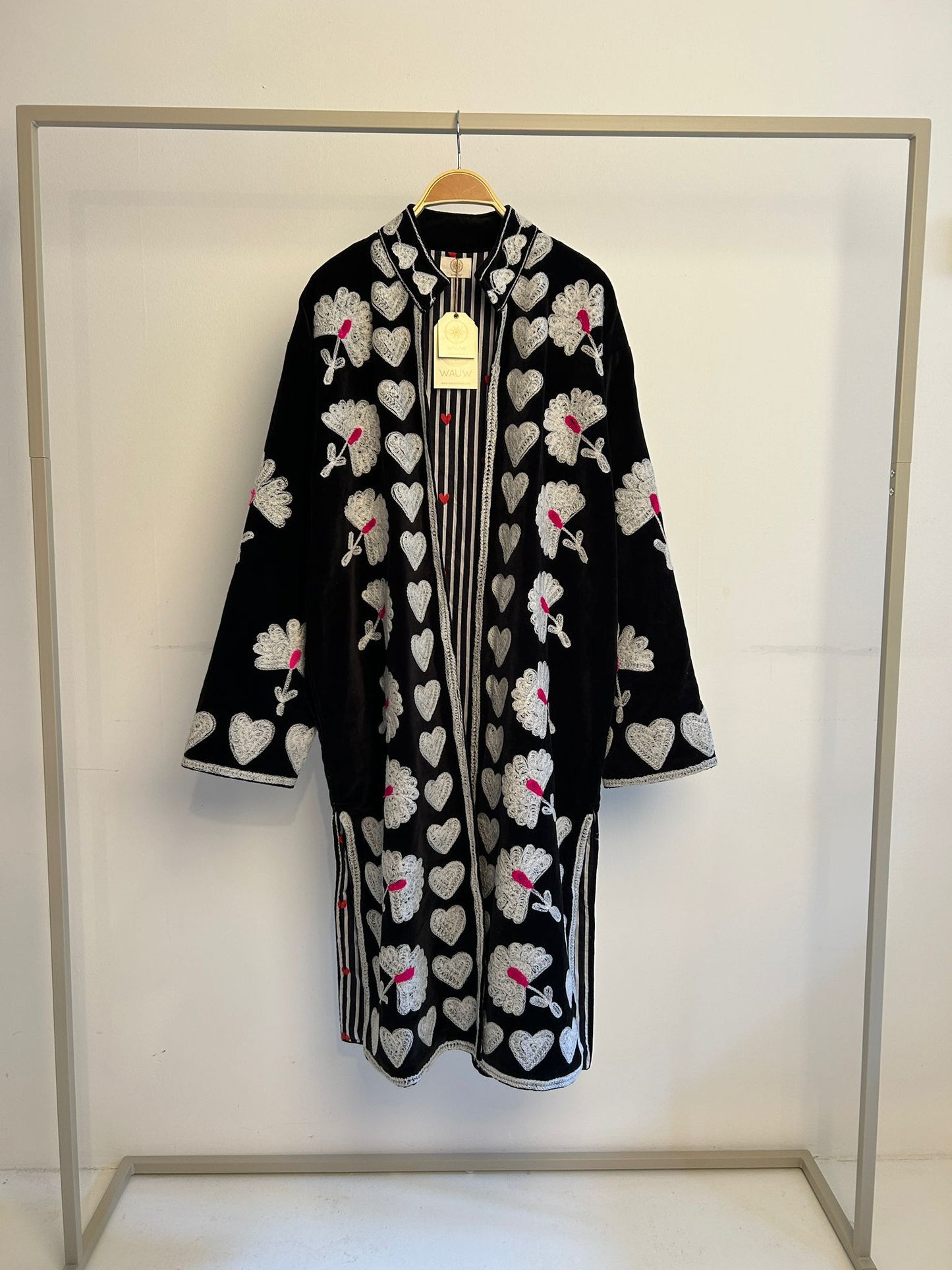Love jacket Kulsort/Pink - One size