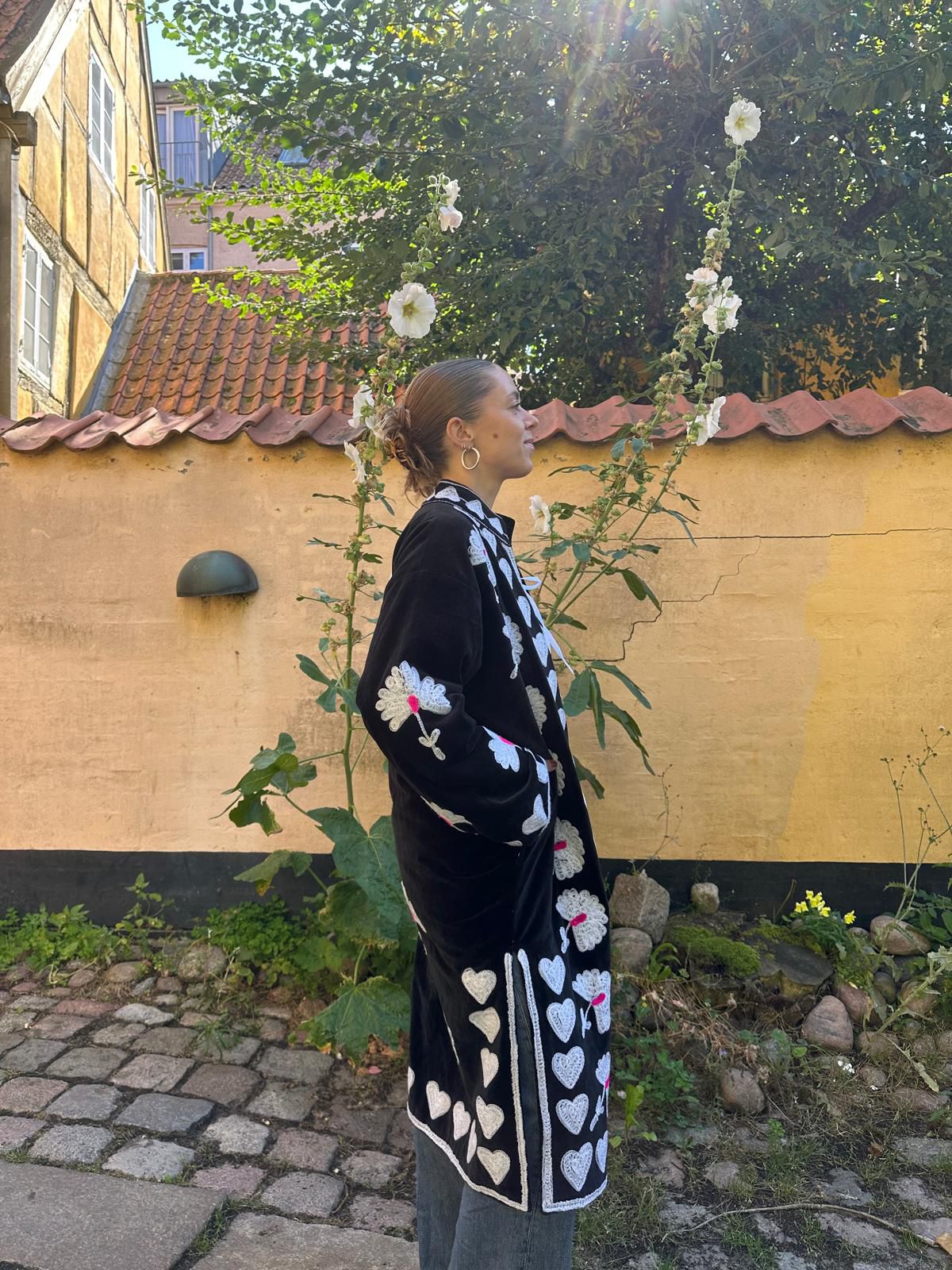 Love jacket Kulsort/Pink - One size