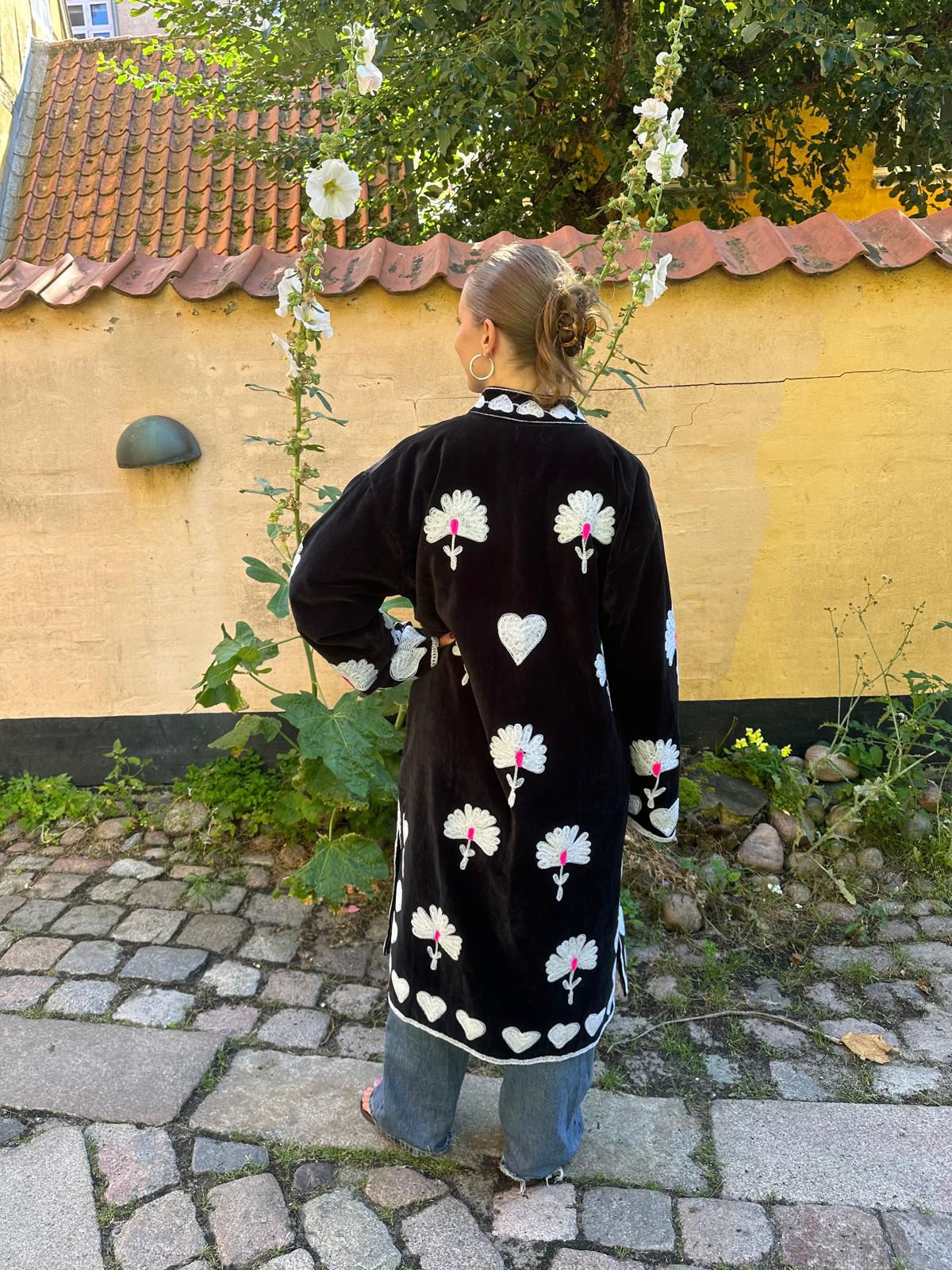 Love jacket Kulsort/Pink - One size