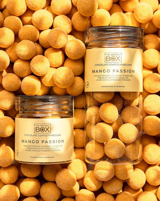Mango Passion - Chocolate coated winegum