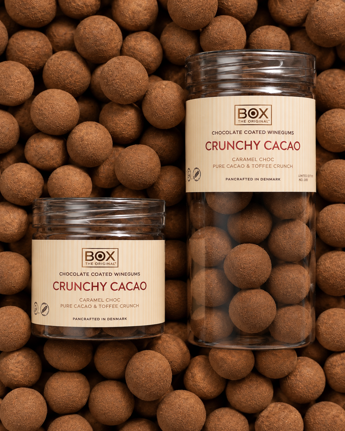 Crunchy Cacao - Chocolate coated winegum