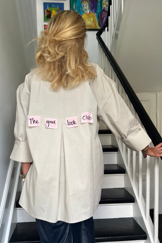 Luna Shirt The Good Luck Club - Silver grey