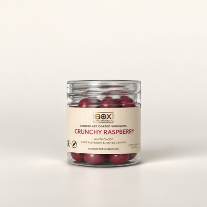 Crunchy Raspberry - Chocolate coated winegum