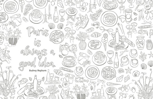 The Paris Colouring Book