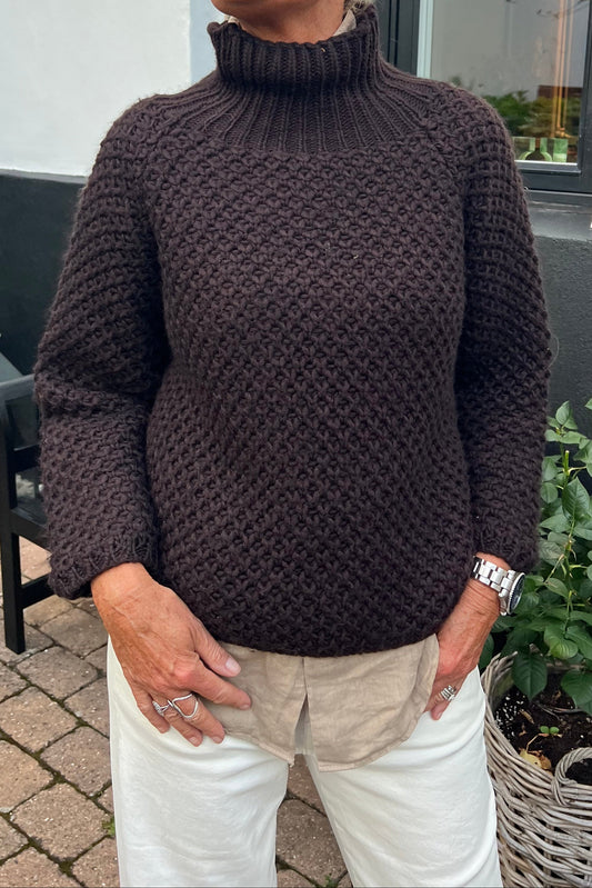 Veronica Knit - Chocolate Brown
